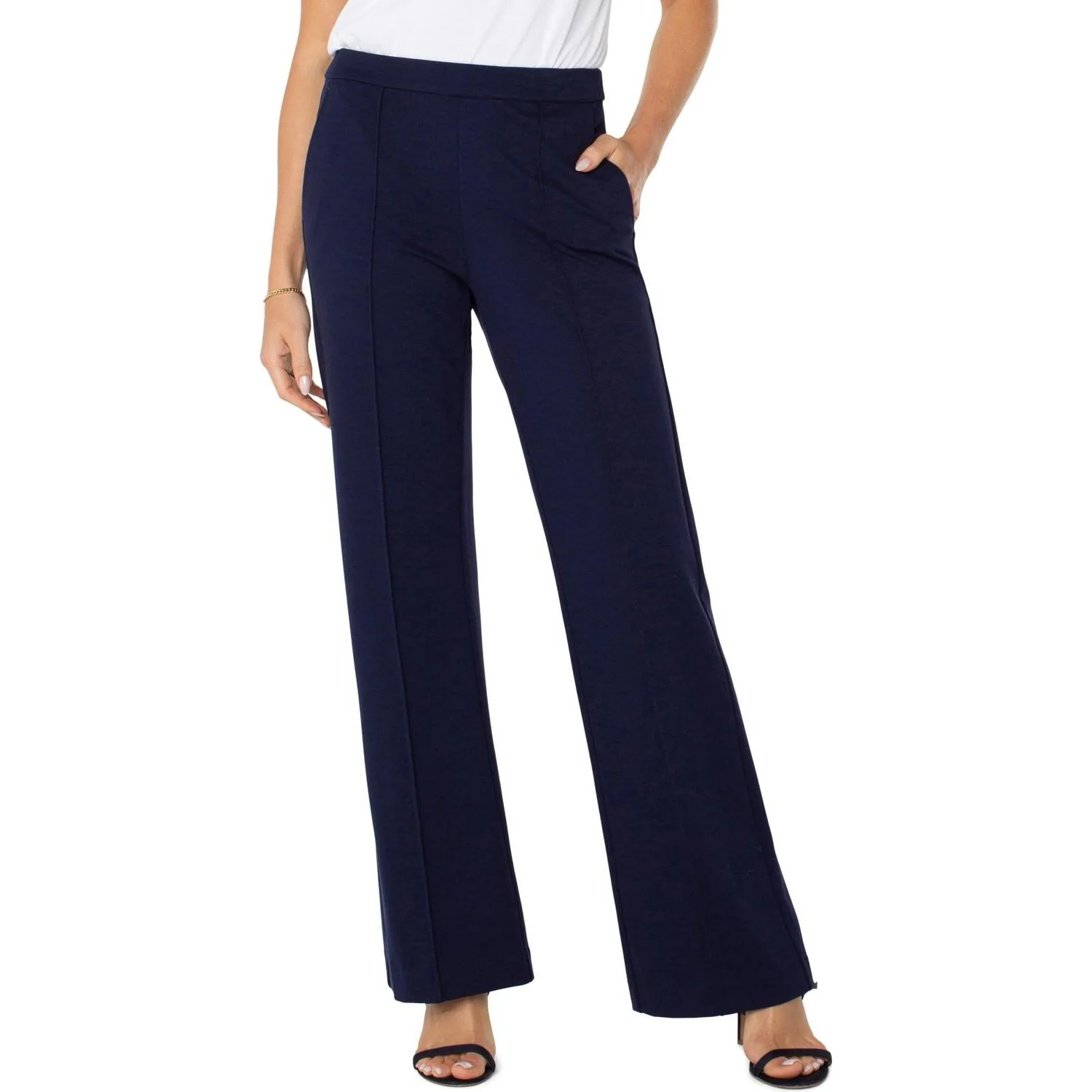 Liverpool Los Angeles - Womens Kayla Pull On Wide Leg Trouser - Image 2