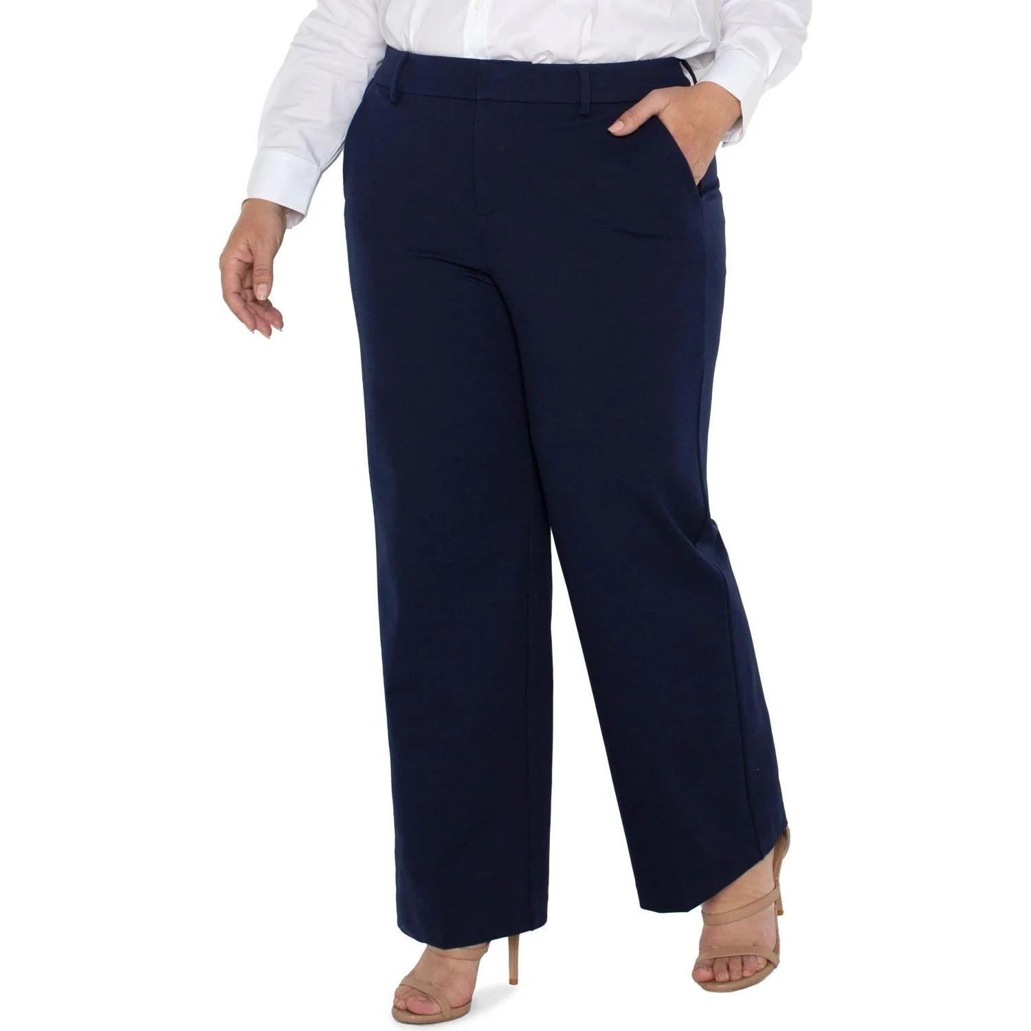 Liverpool Los Angeles - Womens Kelsey Wide Leg Trouser - Image 4