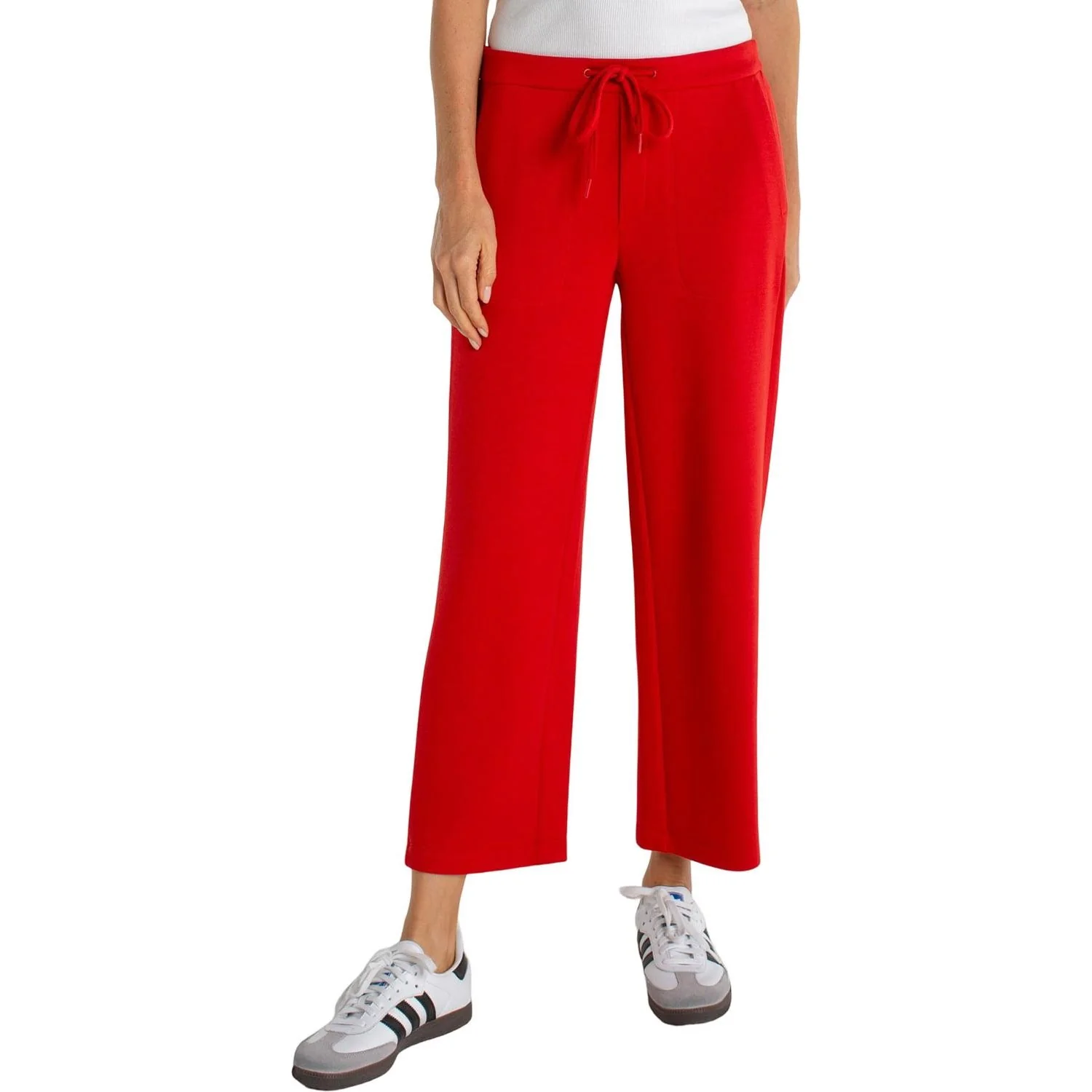 Liverpool Los Angeles - Womens Pull On Wide Leg Crop Trouser - Image 4