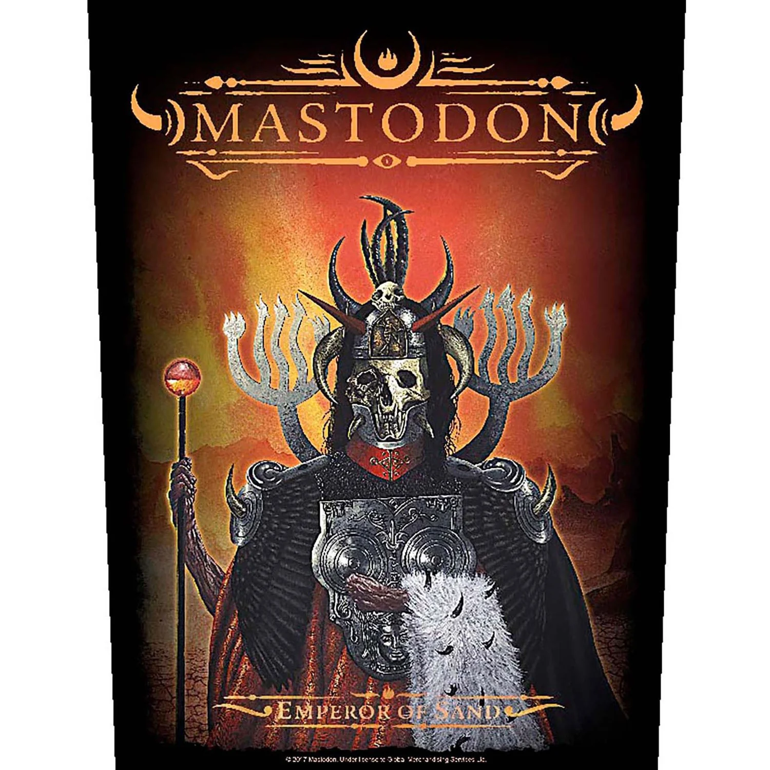 Mastodon - Unisex Emperor Of Sand Back Patch - Image 2
