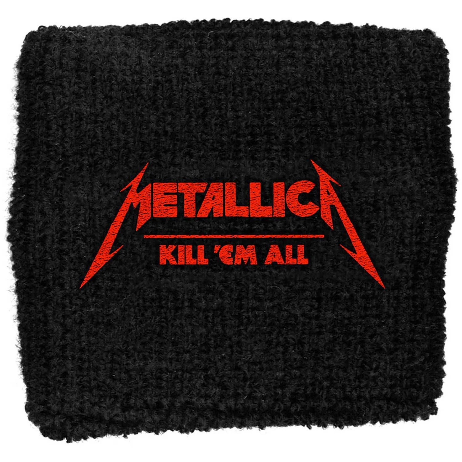 Metallica - Unisex Kick 'Em All Fabric Wristband - Image 2
