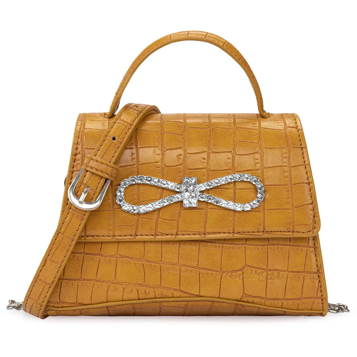 Milan Chiva - Womens Crocodile Crossbody Bag - Image 4
