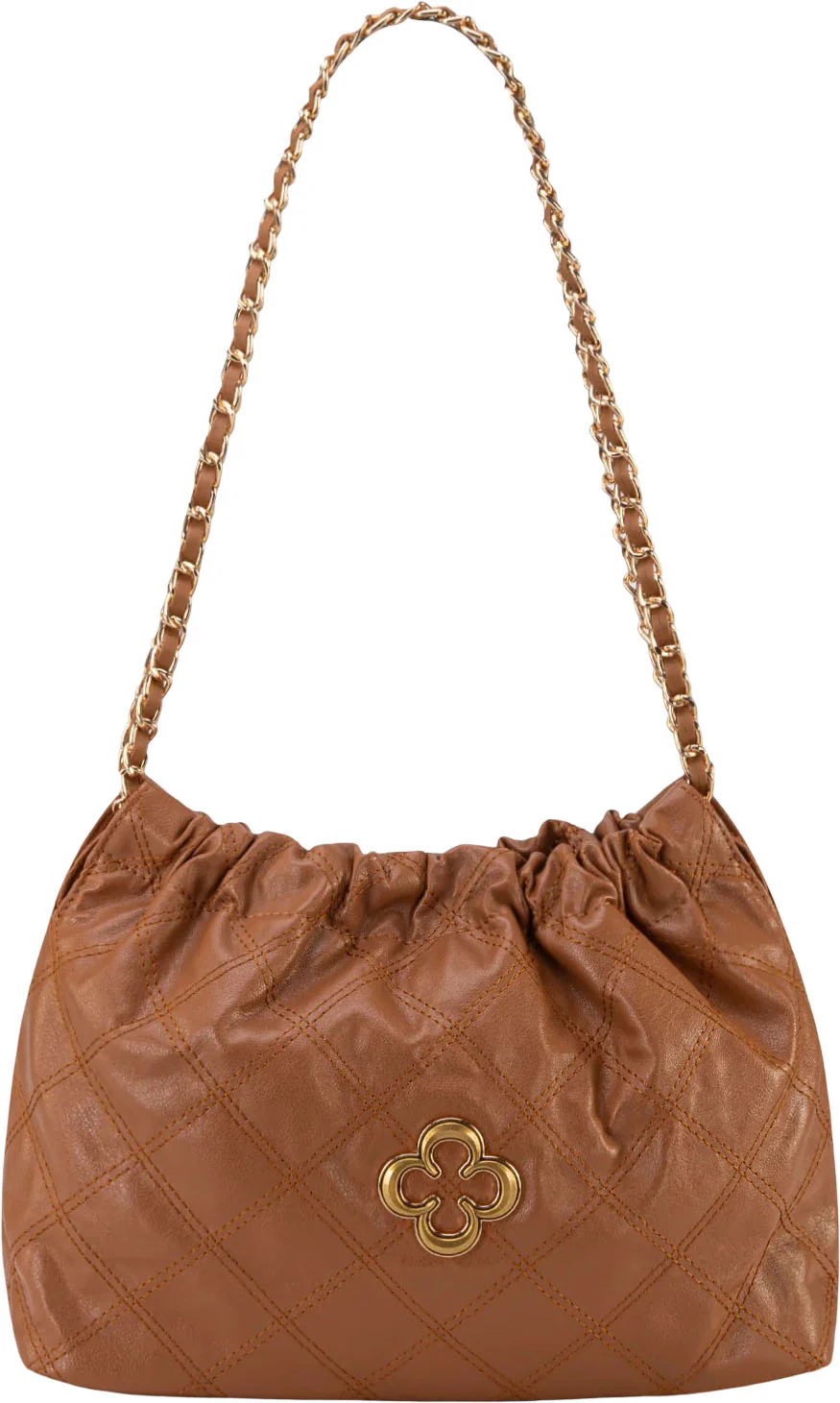 Milan Chiva - Womens Quilted Chain Strap Shoulder Bag - Image 5