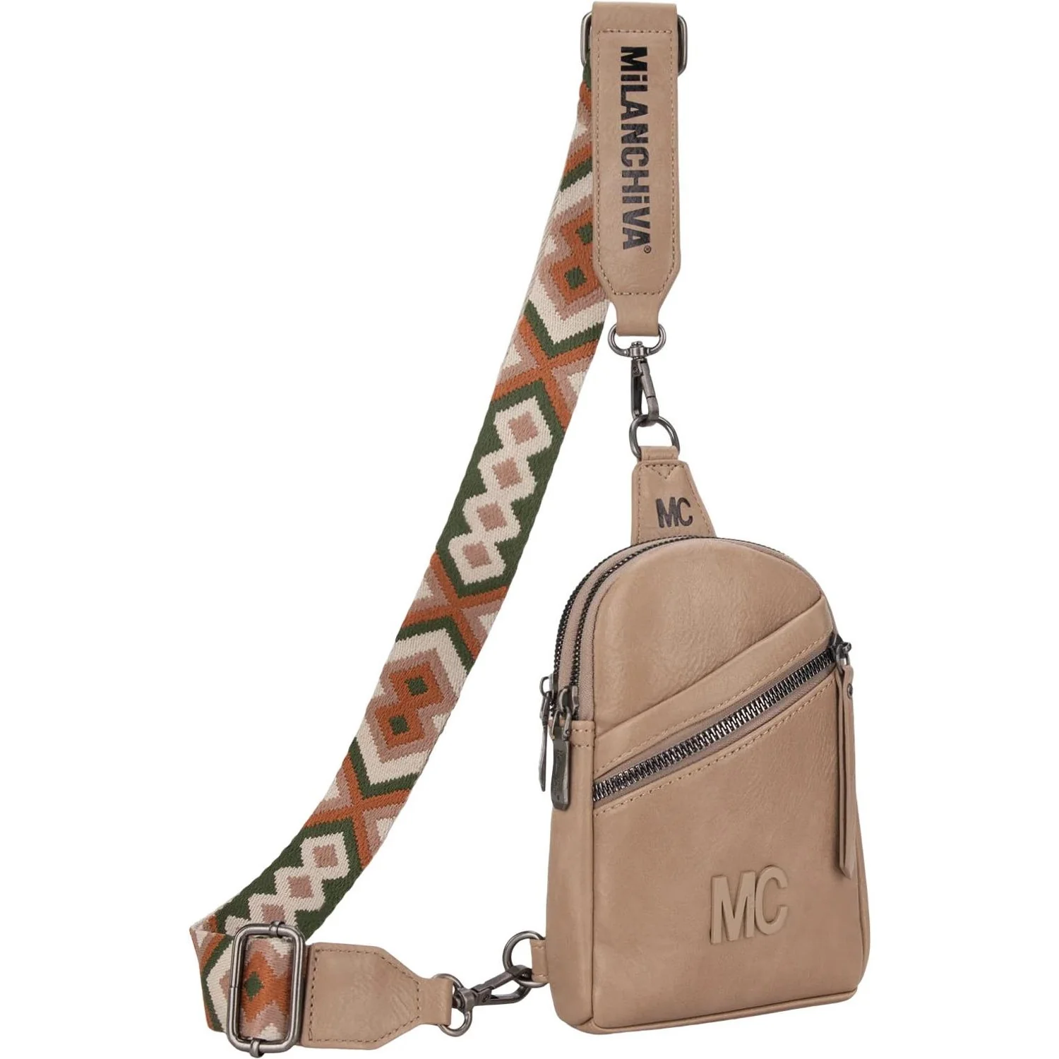 Milan Chiva - Womens Sling Bag/Crossbody Bag/Chest Bag - Image 10