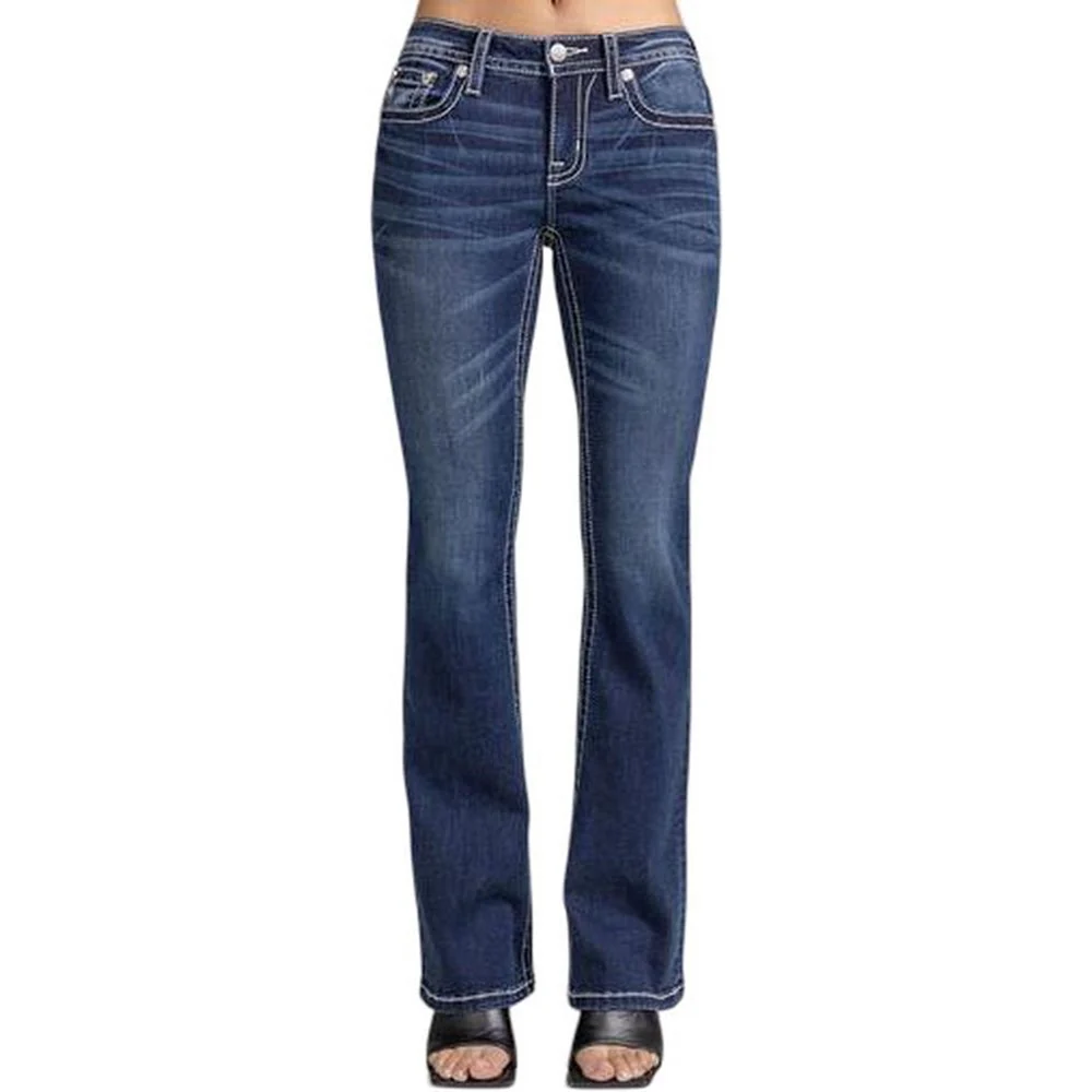 Miss Me - Womens Mid-Rise Bootcut Jeans - Image 2