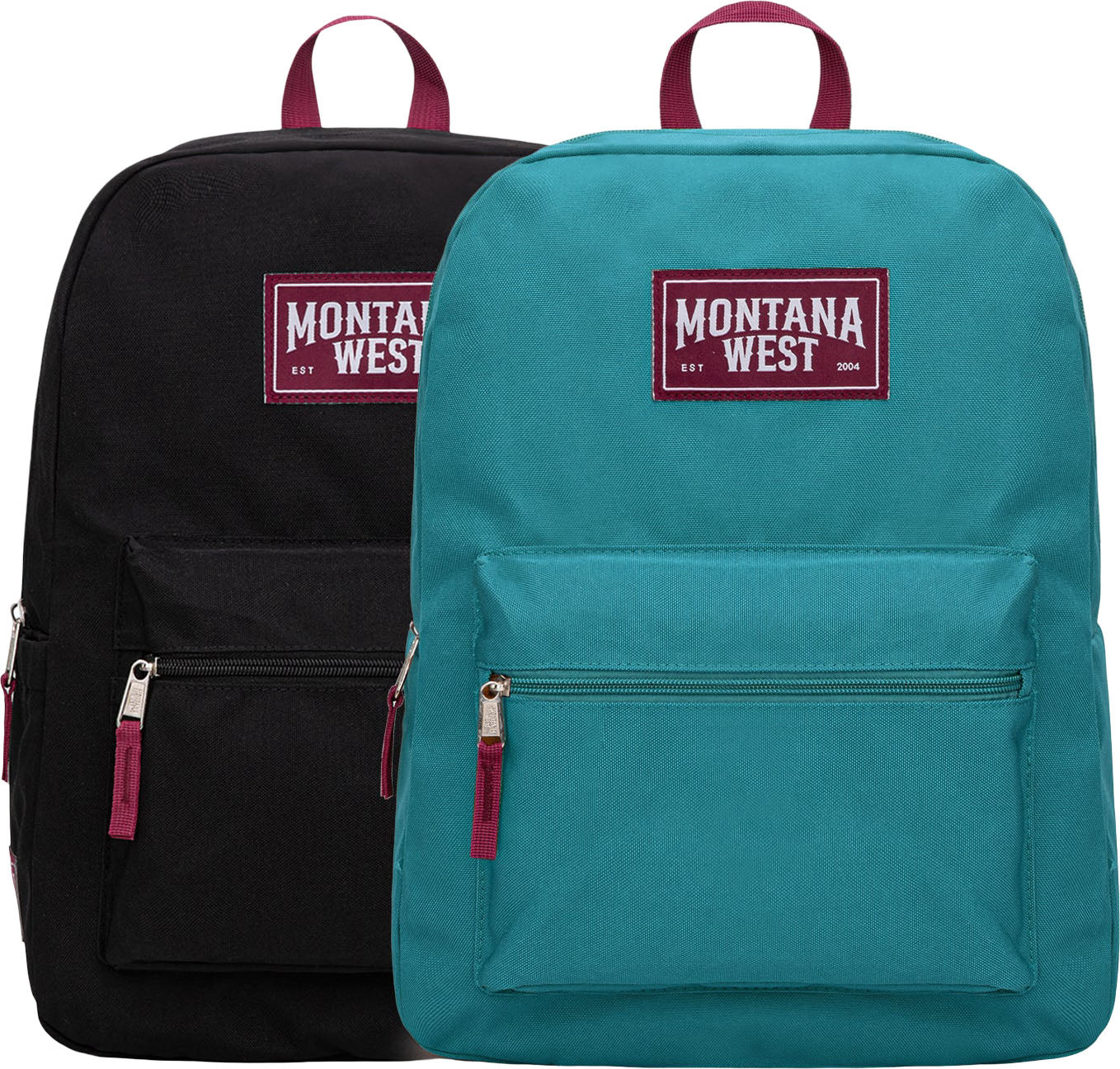 Montana West - Womens 2 Piece Set Solid Color Backpack - Image 2