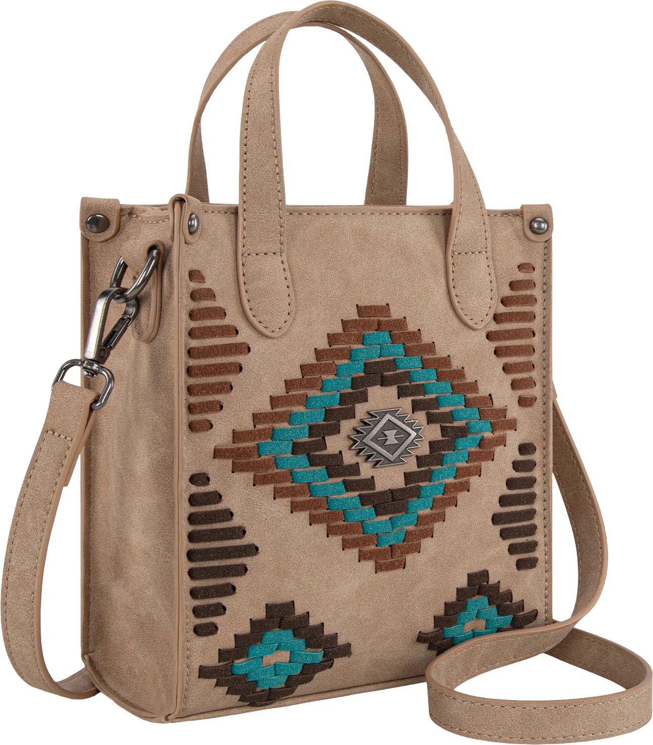 Montana West - Womens Aztec Collection Crossbody Bag - Image 8