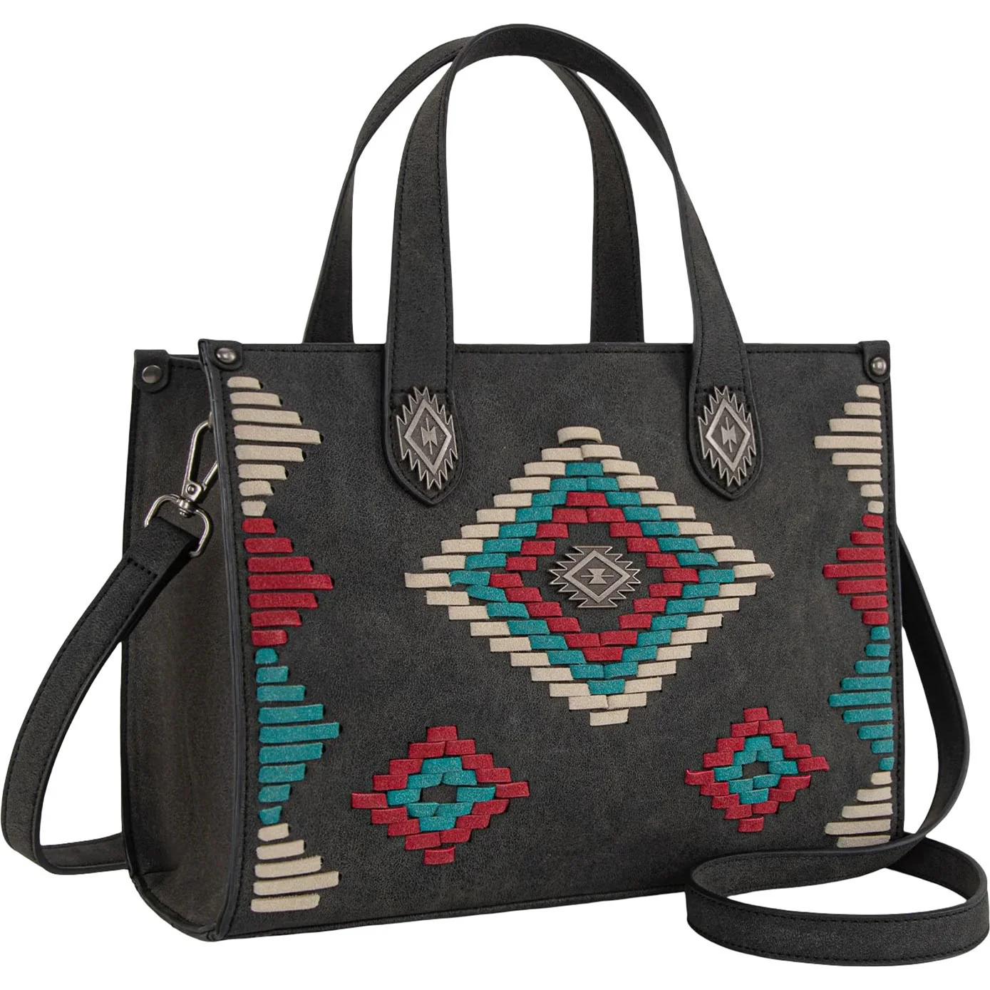 Montana West - Womens Aztec Collection Tote/Crossbody Bag