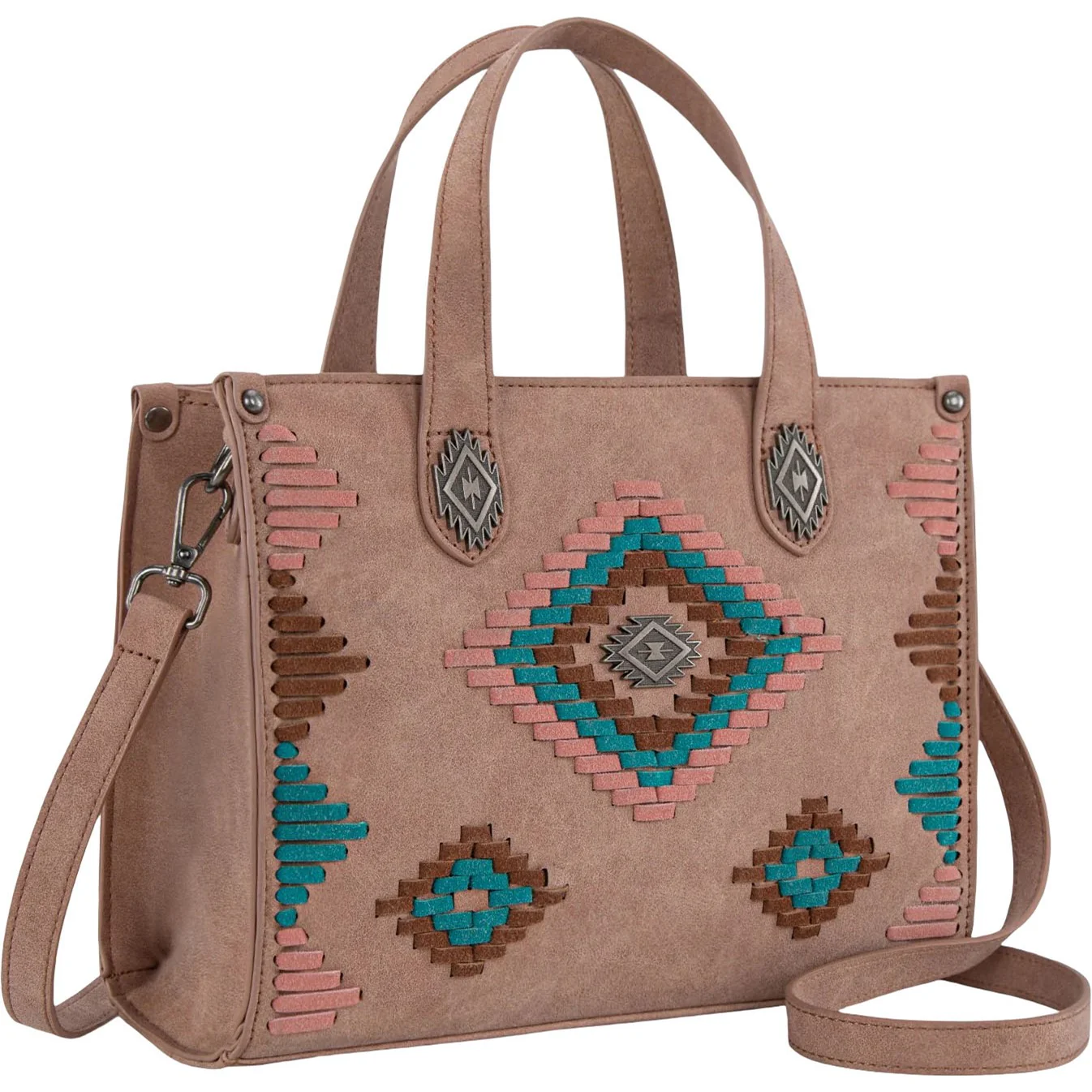 Montana West - Womens Aztec Collection Tote/Crossbody Bag - Image 3