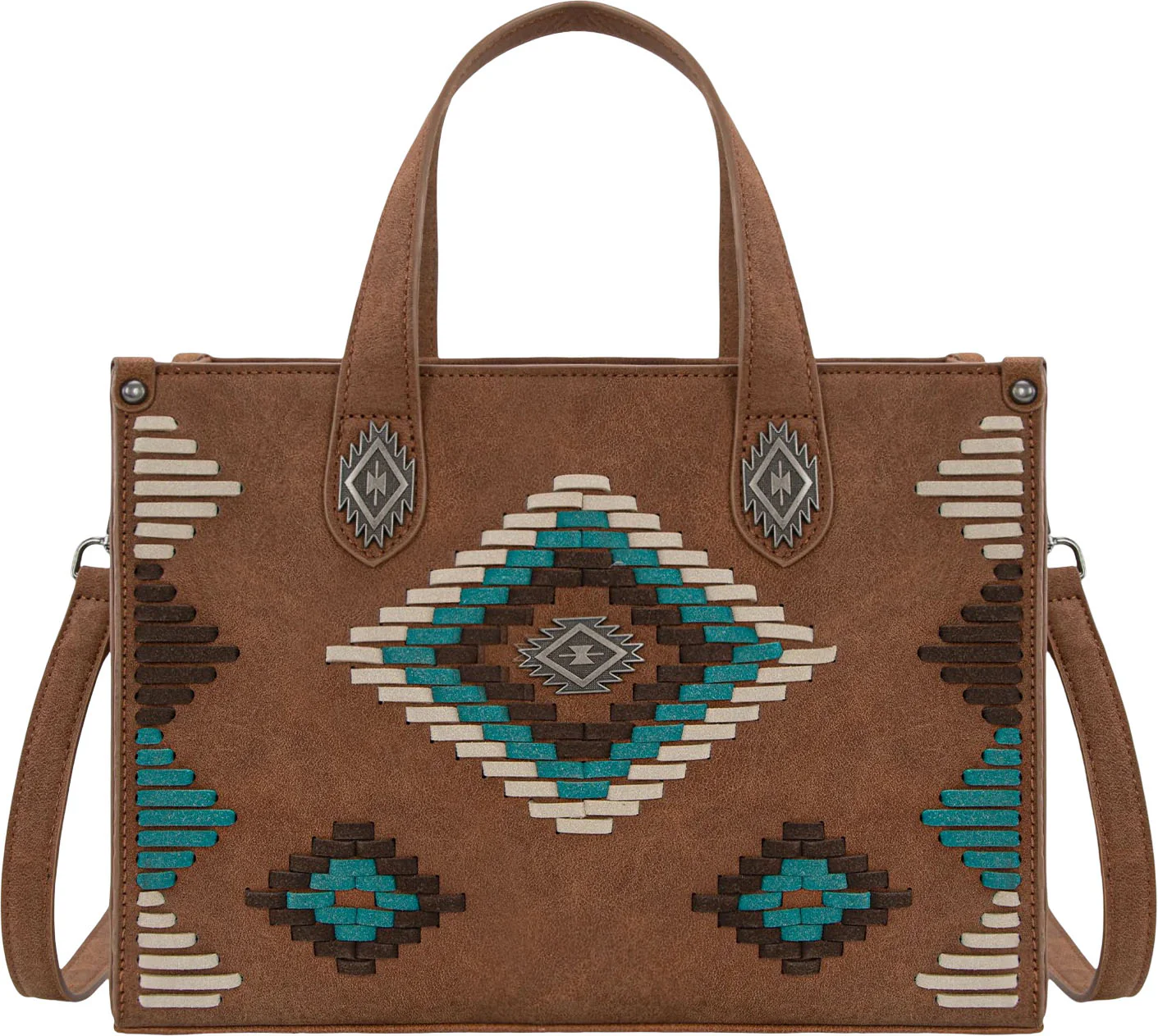 Montana West - Womens Aztec Collection Tote/Crossbody Bag - Image 6