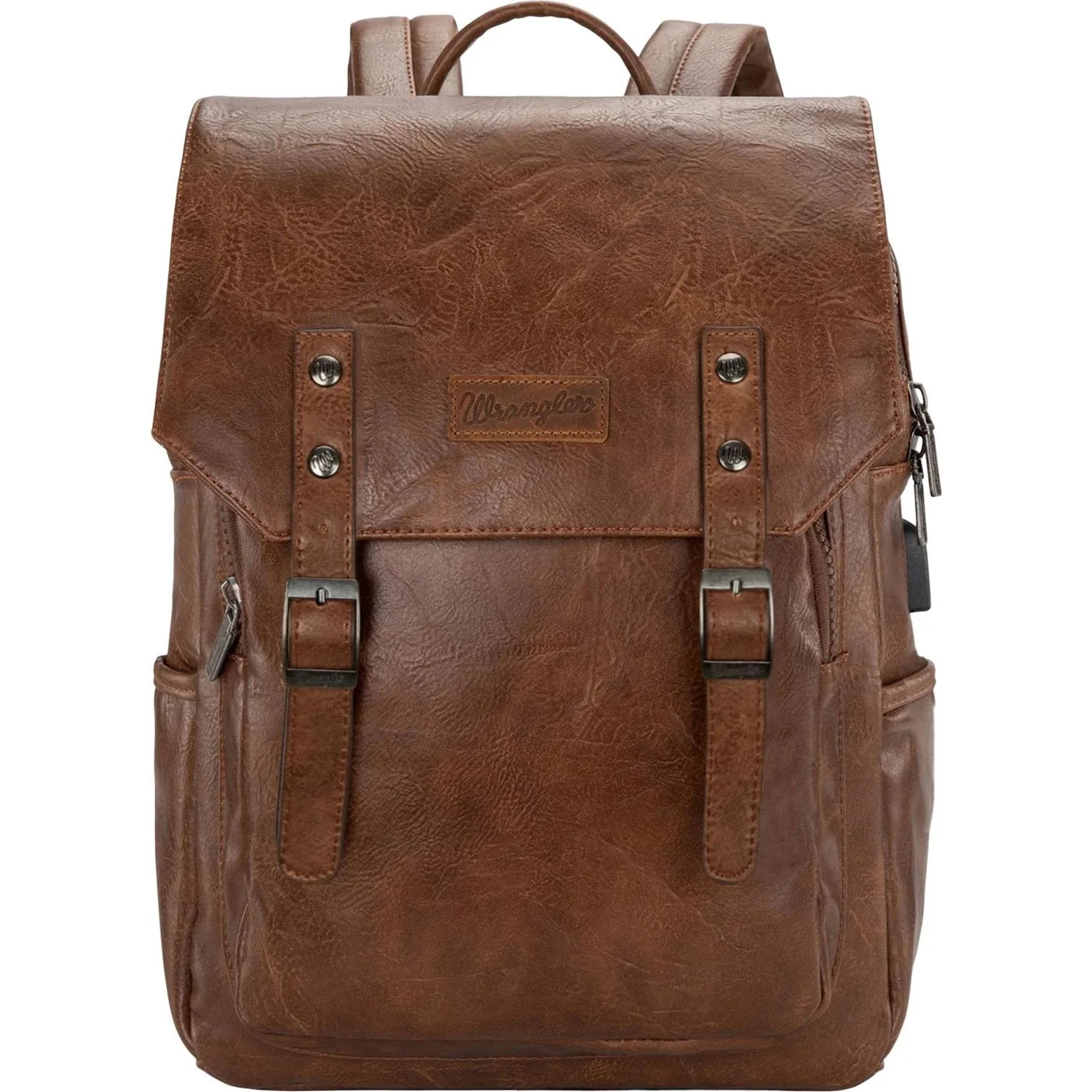 Montana West - Womens Belt Buckle Laptop Backpack - Image 2