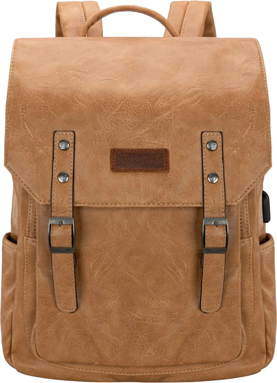Montana West - Womens Belt Buckle Laptop Backpack - Image 6