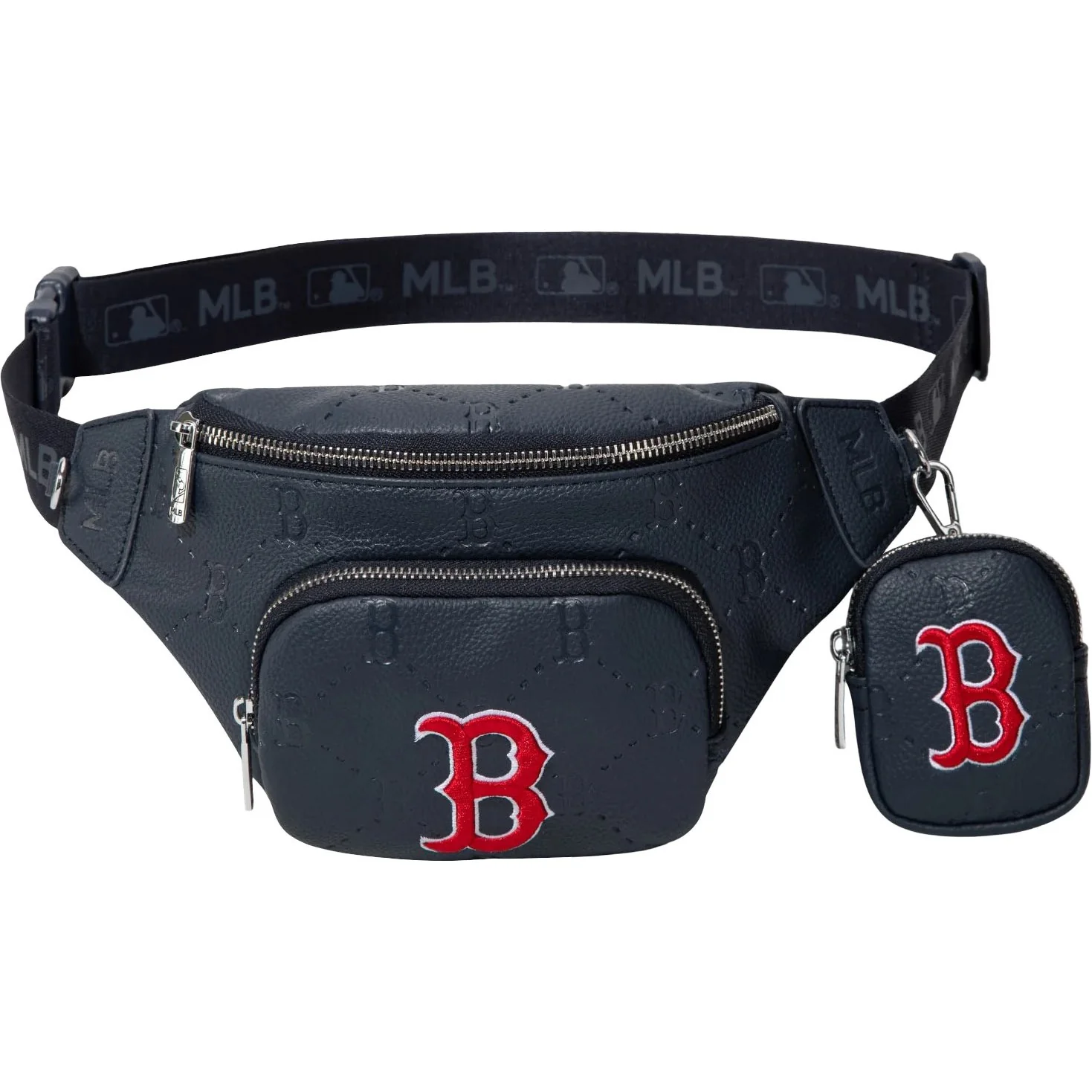 Montana West - Womens Boston Red Sox Team Fanny Pack Belt Sling Bag - Image 2