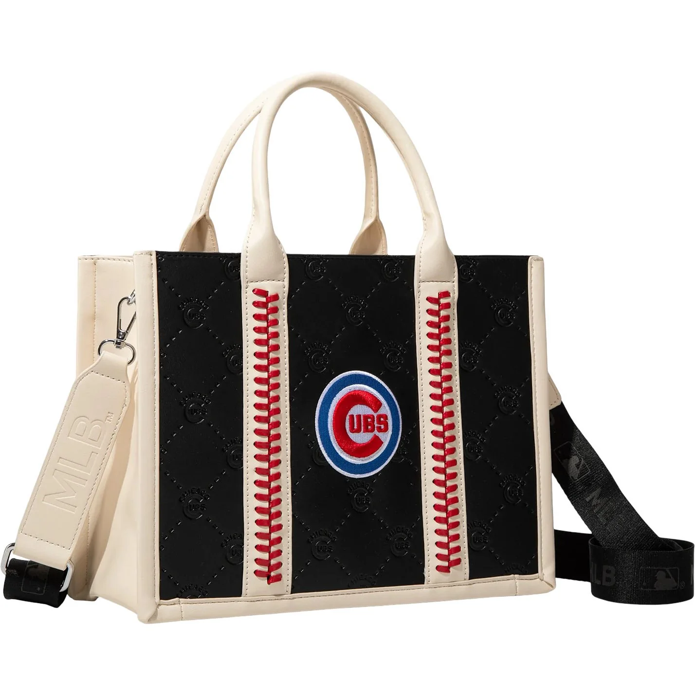 Montana West - Womens Chicago Cubs Team Whipstitch Tote/Crossbody Bag