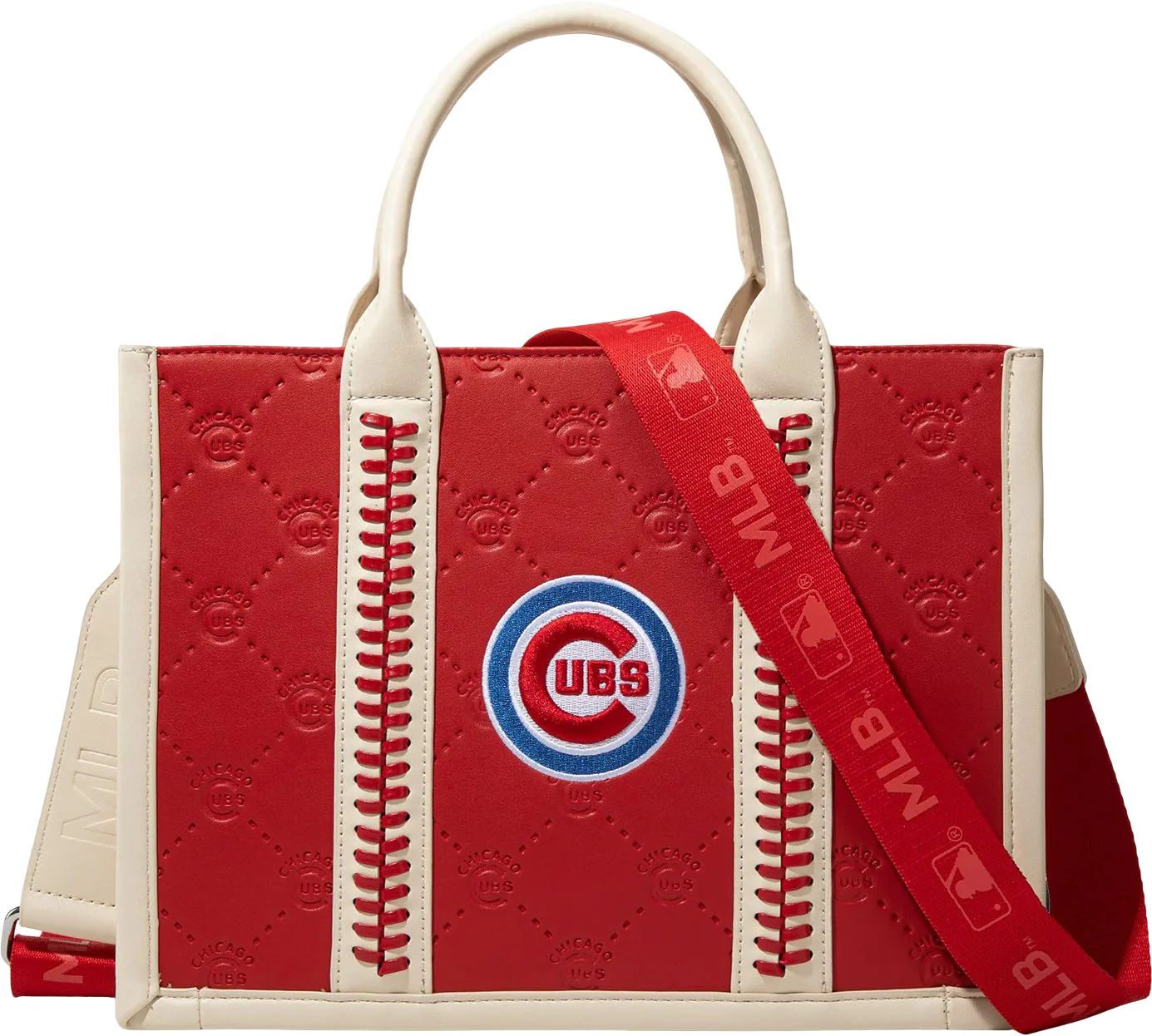 Montana West - Womens Chicago Cubs Team Whipstitch Tote/Crossbody Bag - Image 7