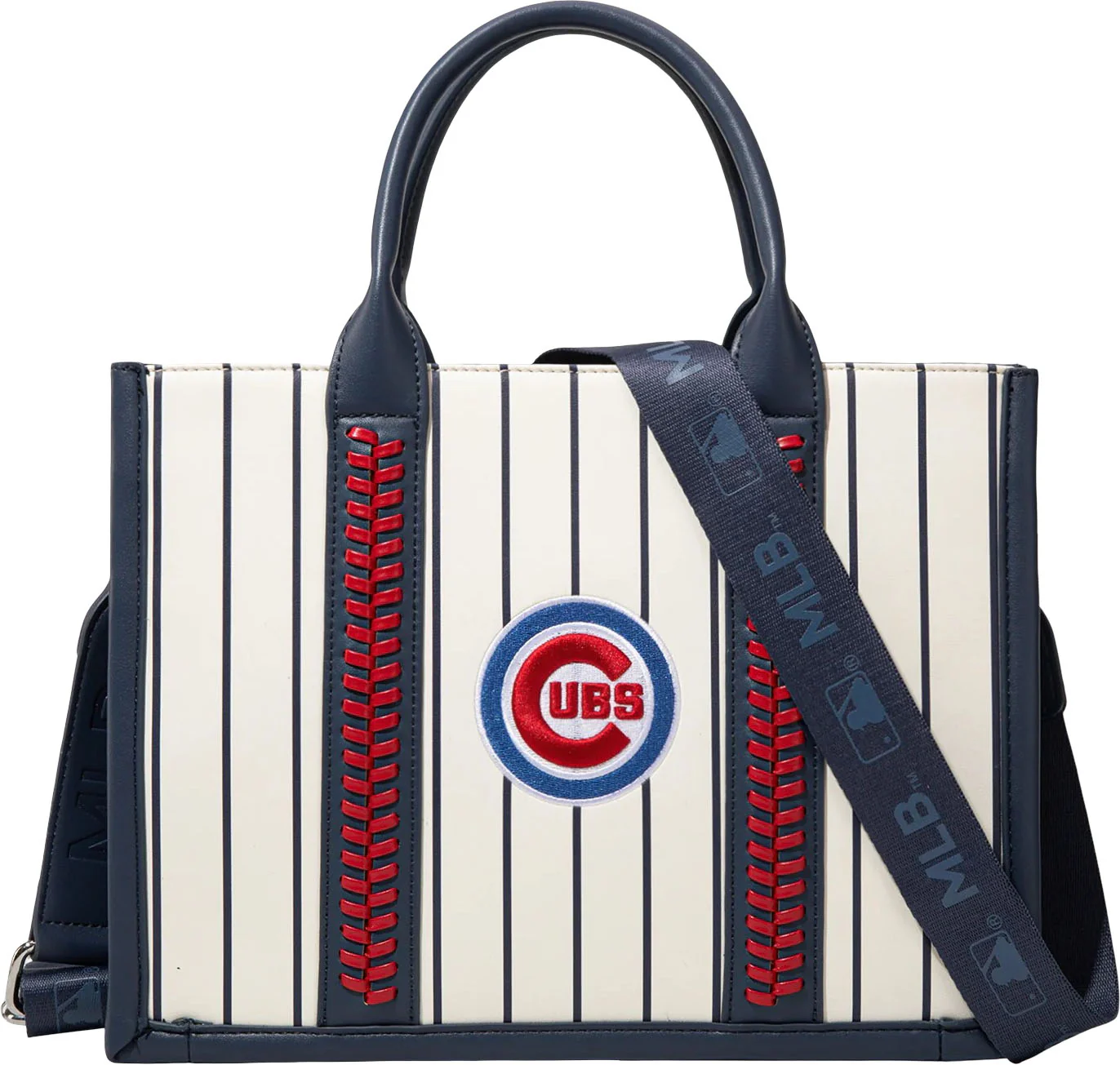 Montana West - Womens Chicago Cubs Team Whipstitch Tote/Crossbody Bag - Image 8