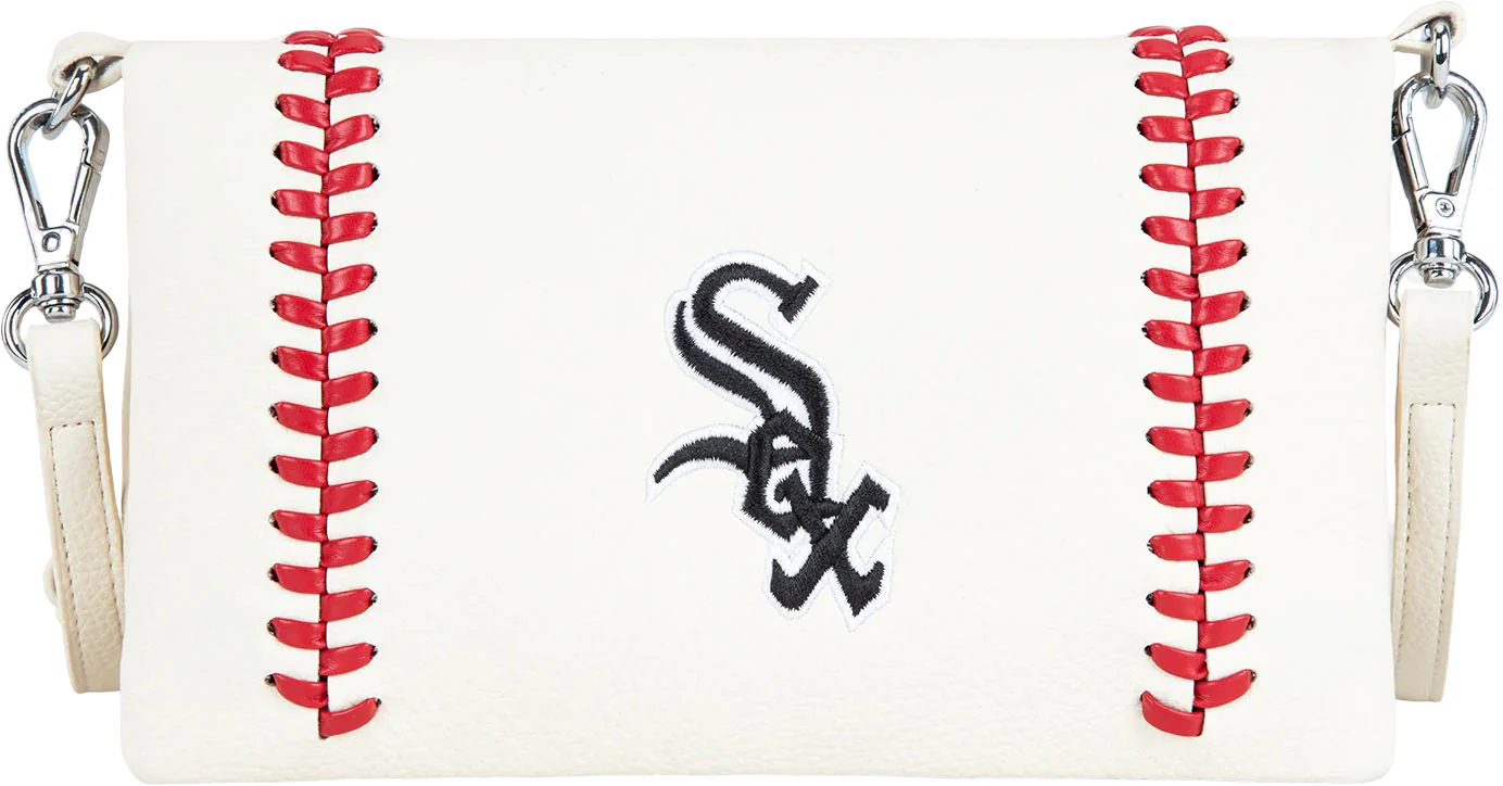 Montana West - Womens Chicago White Sox Team Bi-Fold Clutch/Crossbody Bag - Image 3