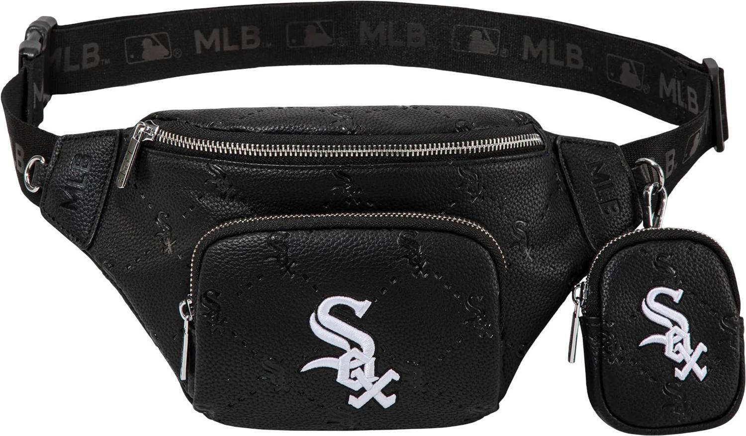 Montana West - Womens Chicago White Sox Team Fanny Pack Belt Sling Bag - Image 2