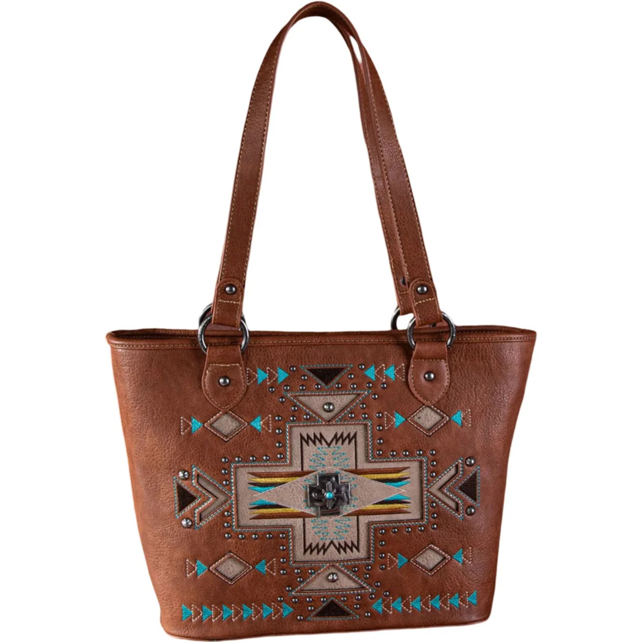 Montana West - Womens Concho Collection Concealed Carry Tote - Image 6