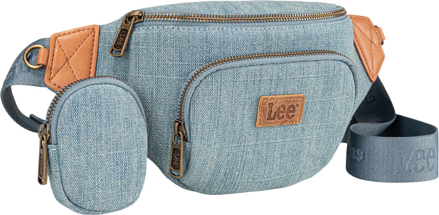 Montana West - Womens Denim Canvas Belt Bag With Mini Pouch - Image 6