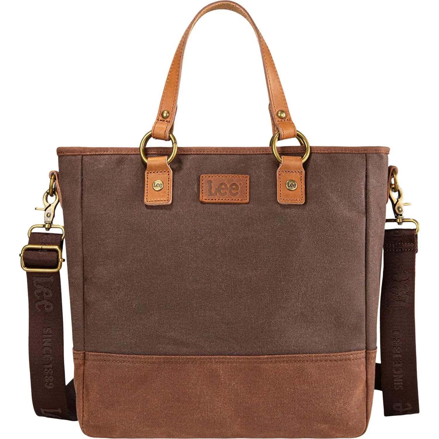 Montana West - Womens Denim Waxed Canvas Tote/Shoulder Bag/Crossbody Bag - Image 2