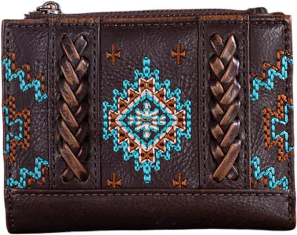 Montana West - Womens Embroidered Aztec Collection Wallet - Image 5