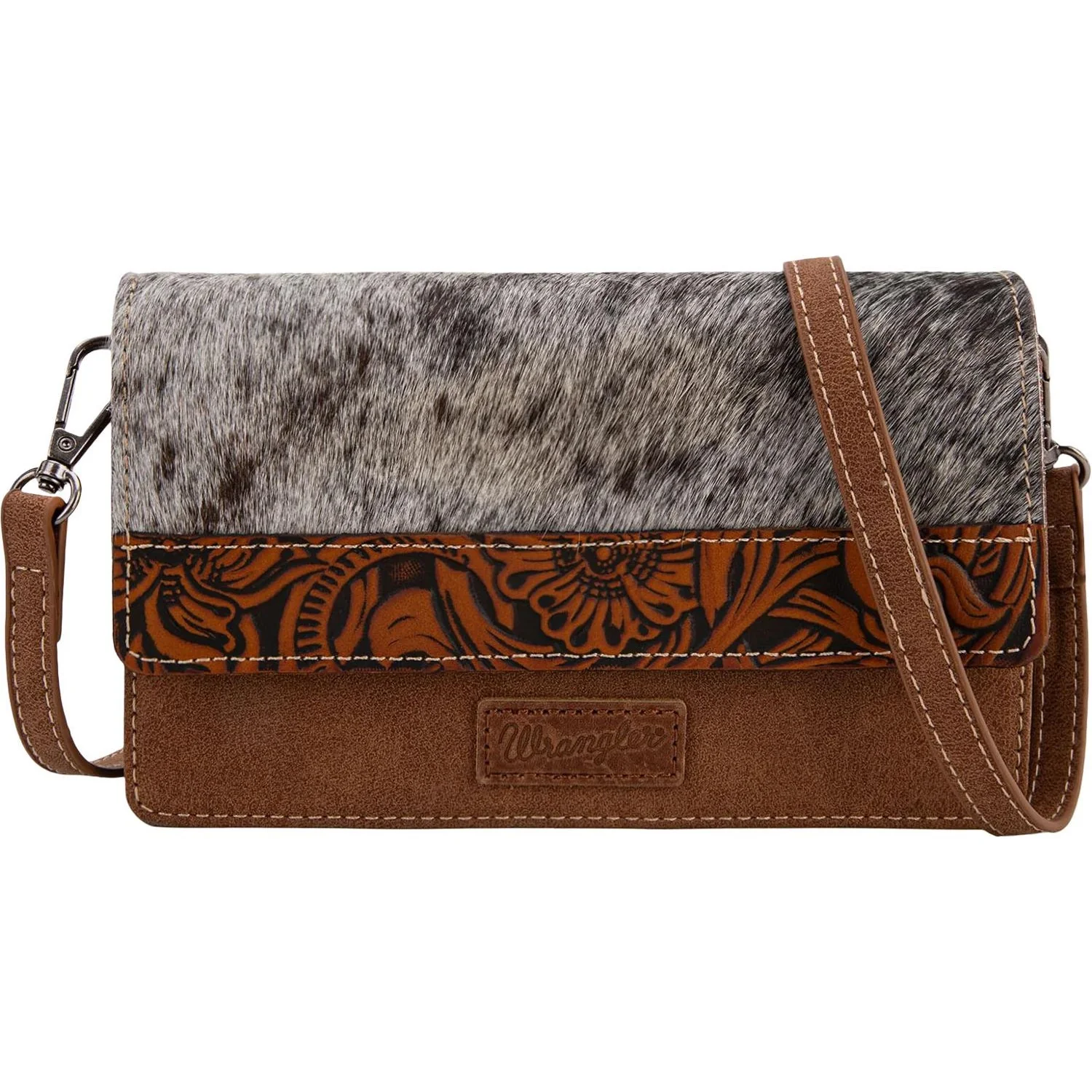 Montana West - Womens Genuine Hair-On Cowhide Wallet/Crossbody Bag - Image 2