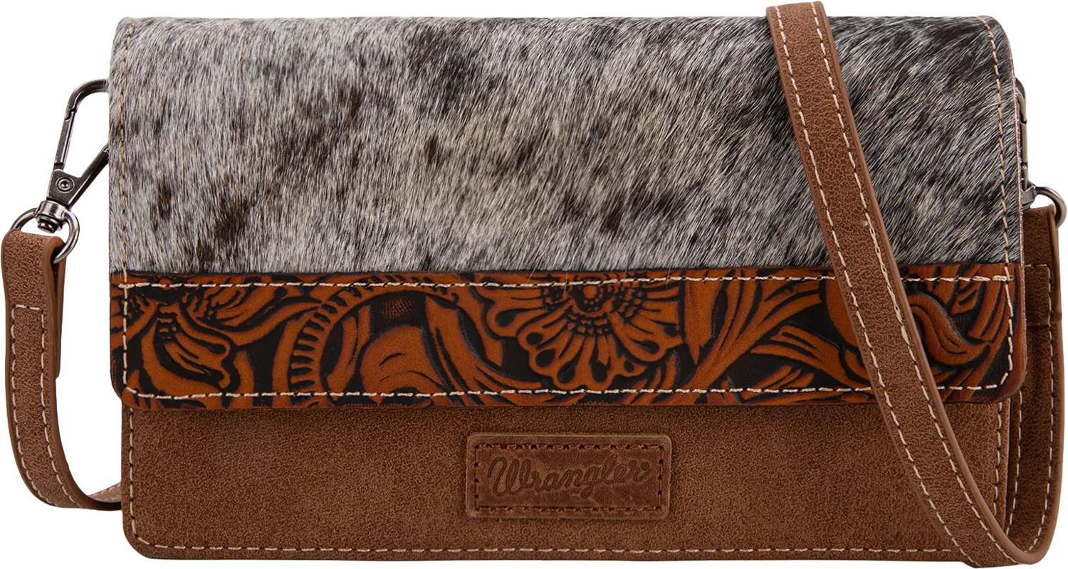 Montana West - Womens Genuine Hair-On Cowhide Wallet/Crossbody Bag - Image 5