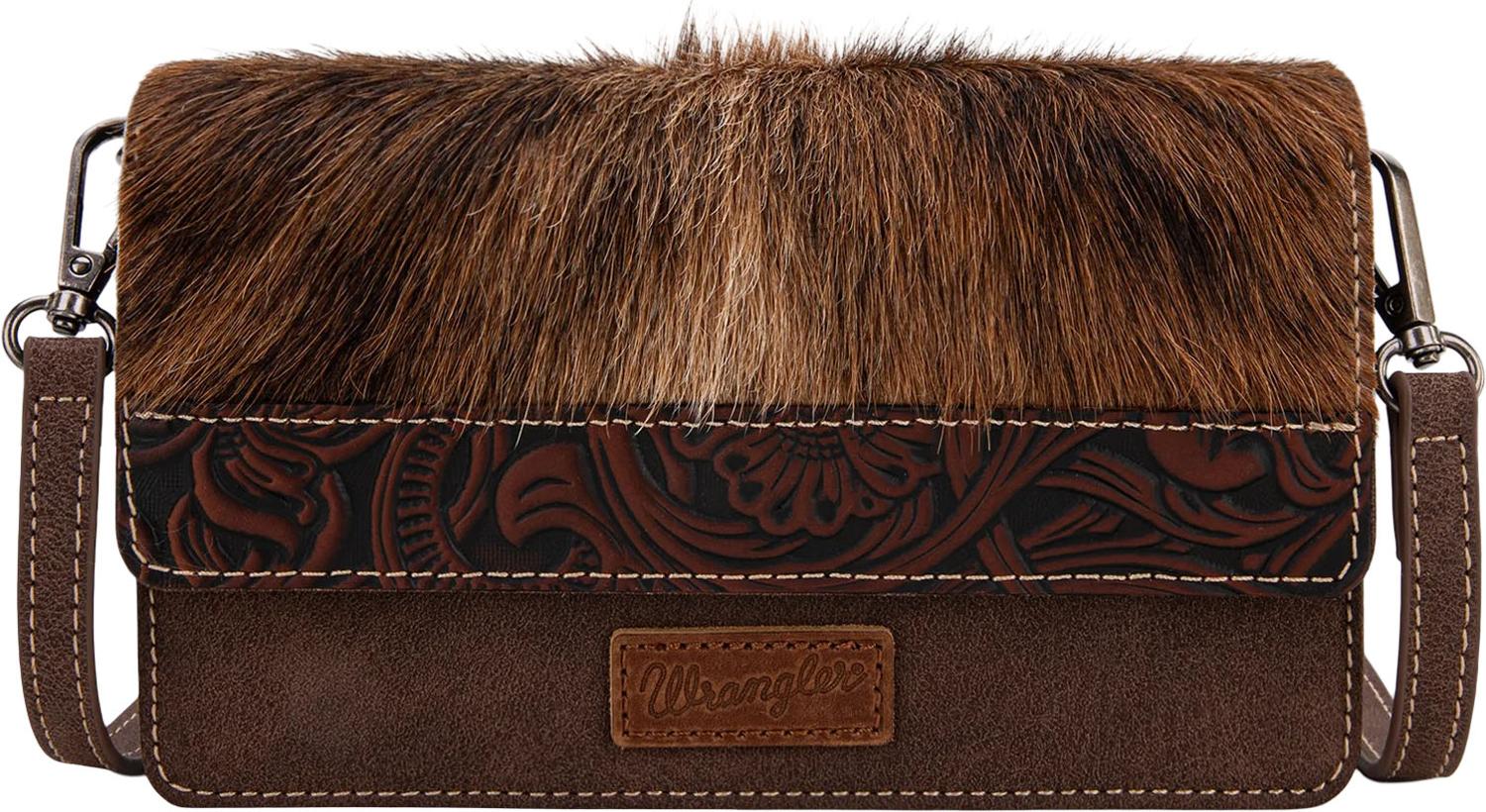 Montana West - Womens Genuine Hair-On Cowhide Wallet/Crossbody Bag - Image 6