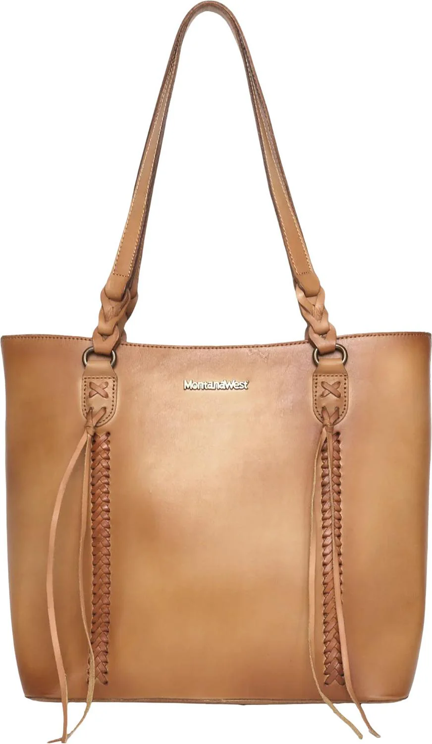 Montana West - Womens Genuine Leather Collection Concealed Carry Tote Bag - Image 6