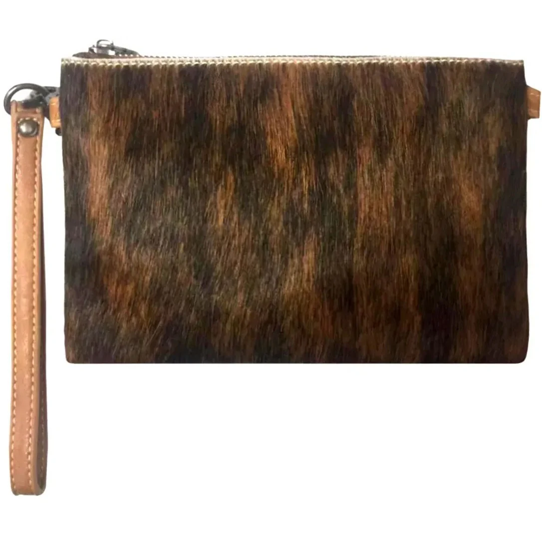 Montana West - Womens Hair-On Cowhide Leather Clutch/Crossbody Bag - Image 2