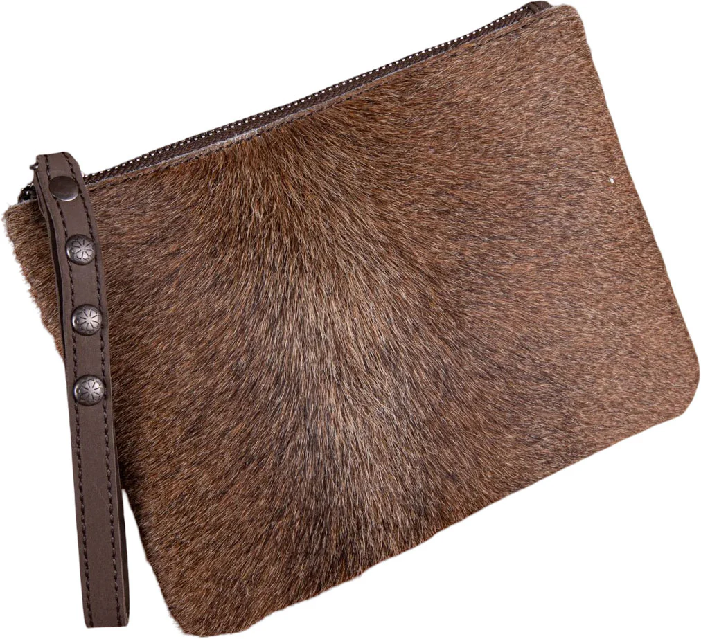 Montana West - Womens Hair-On Cowhide Leather Wristlet - Image 17