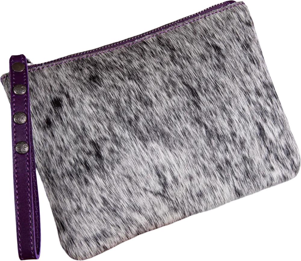 Montana West - Womens Hair-On Cowhide Leather Wristlet - Image 19