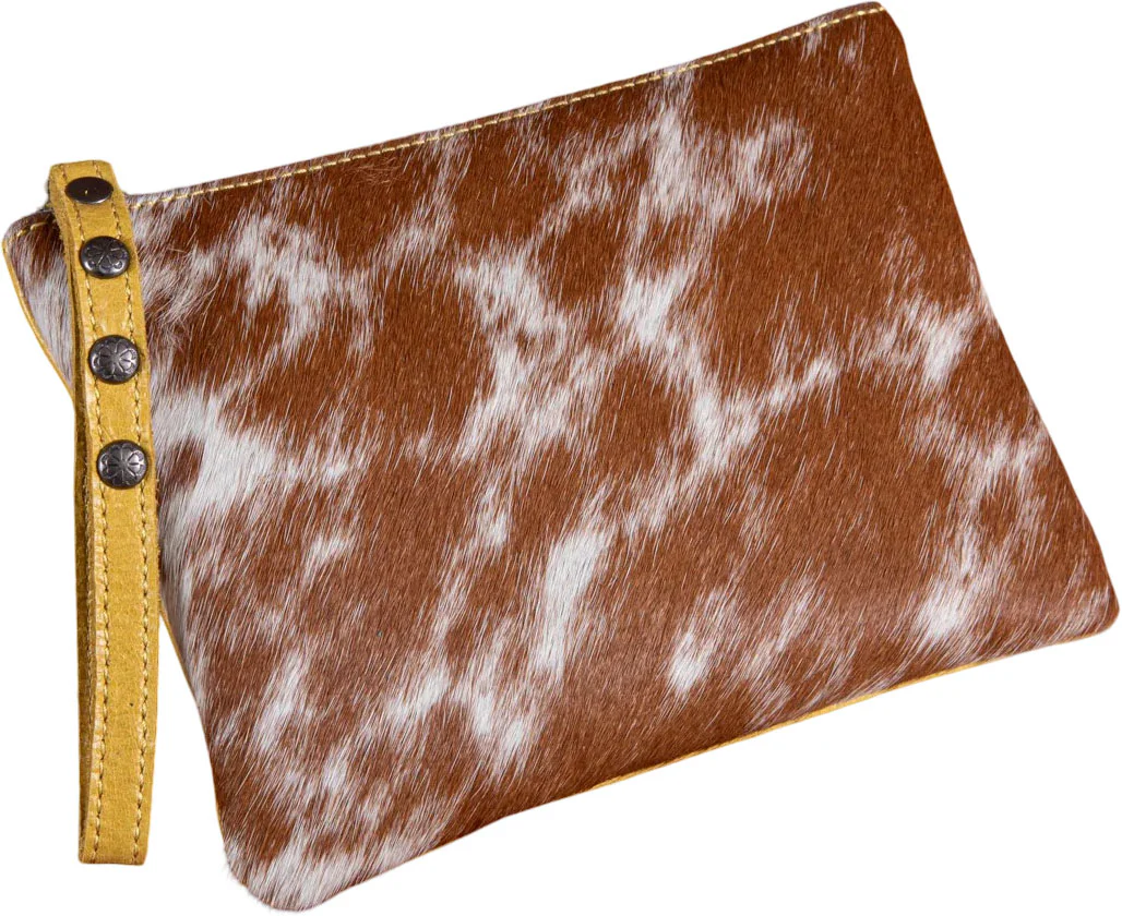 Montana West - Womens Hair-On Cowhide Leather Wristlet - Image 22