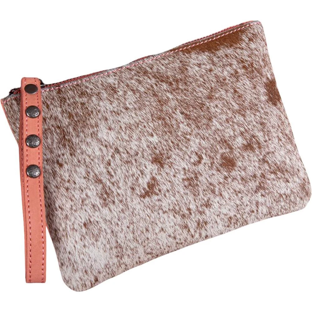 Montana West - Womens Hair-On Cowhide Leather Wristlet - Image 7