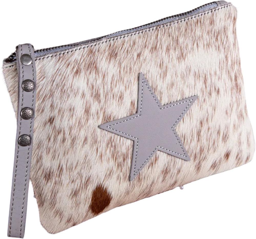 Montana West - Womens Hair-On Cowhide Leather Wristlet - Image 10