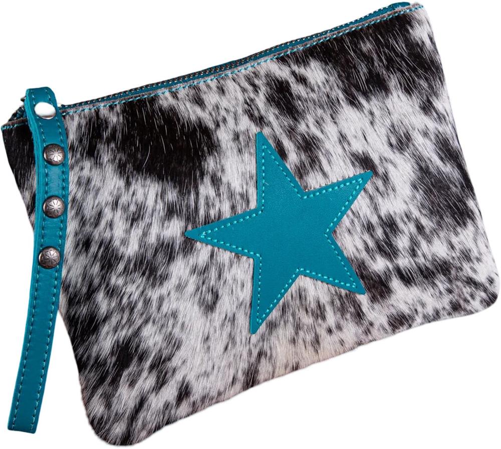 Montana West - Womens Hair-On Cowhide Leather Wristlet - Image 11