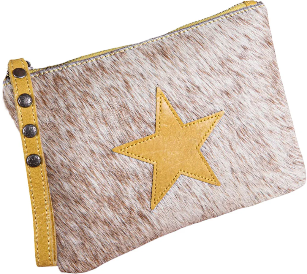 Montana West - Womens Hair-On Cowhide Leather Wristlet - Image 12