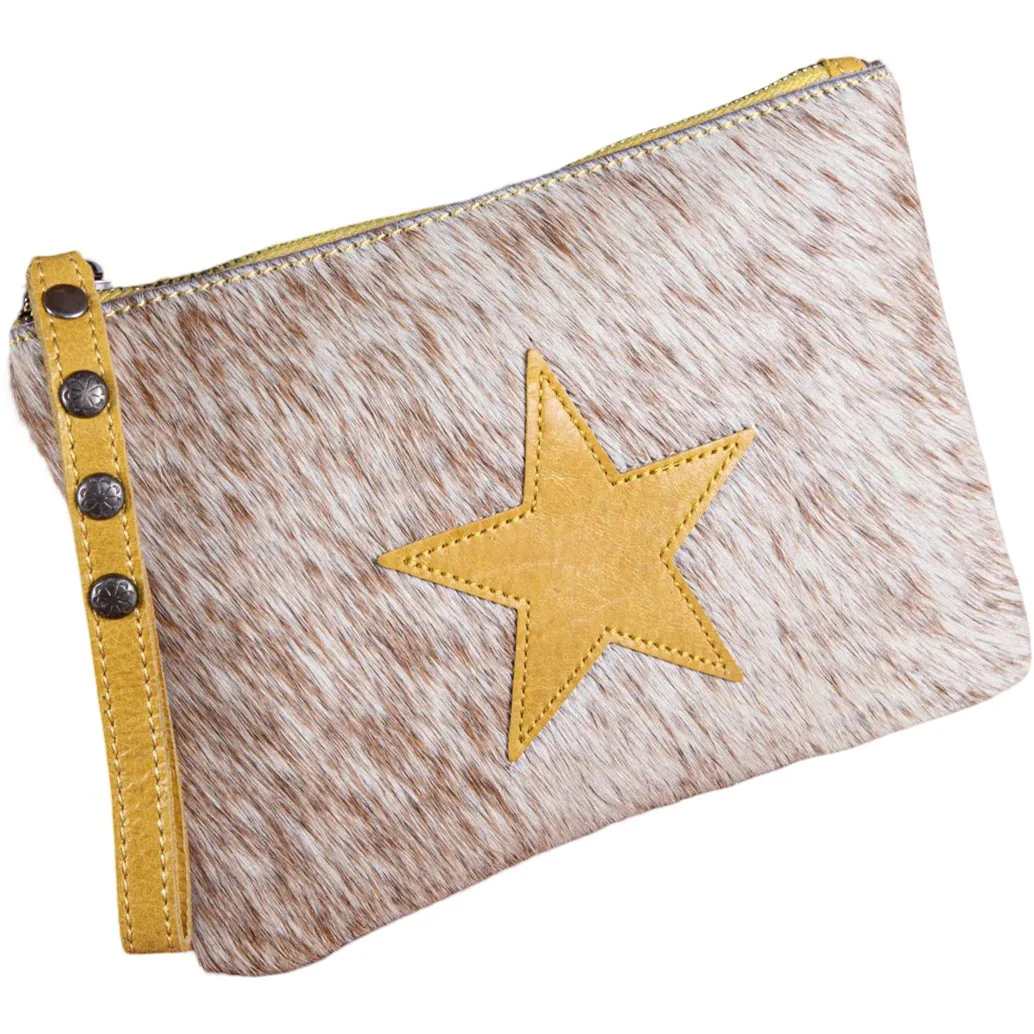 Montana West - Womens Hair-On Cowhide Leather Wristlet - Image 6