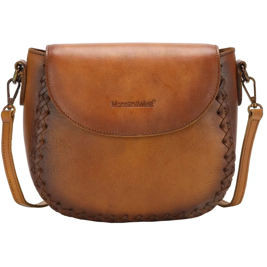 Montana West - Womens Hand Paint Genuine Leather Collection Crossbody Bag - Image 3