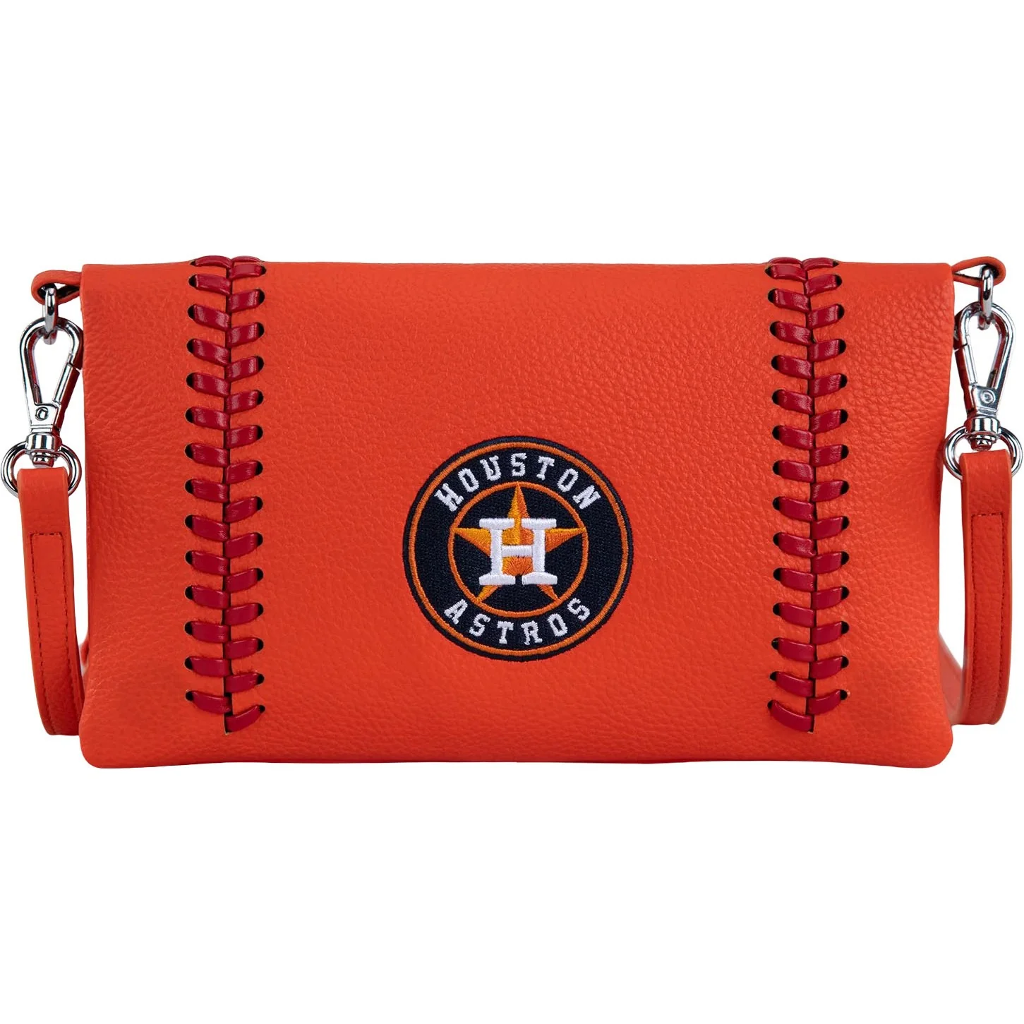 Montana West - Womens Houston Astros Team Bi-Fold Clutch/Crossbody Bag - Image 2