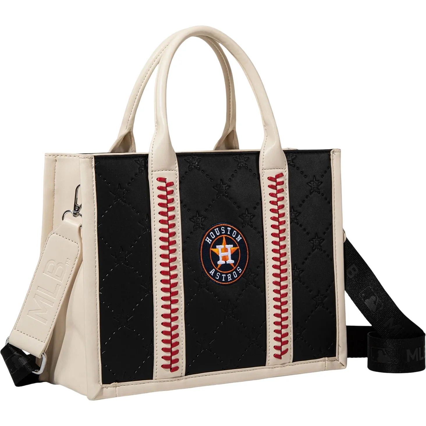 Montana West - Womens Houston Astros Team Whipstitch Tote/Crossbody Bag