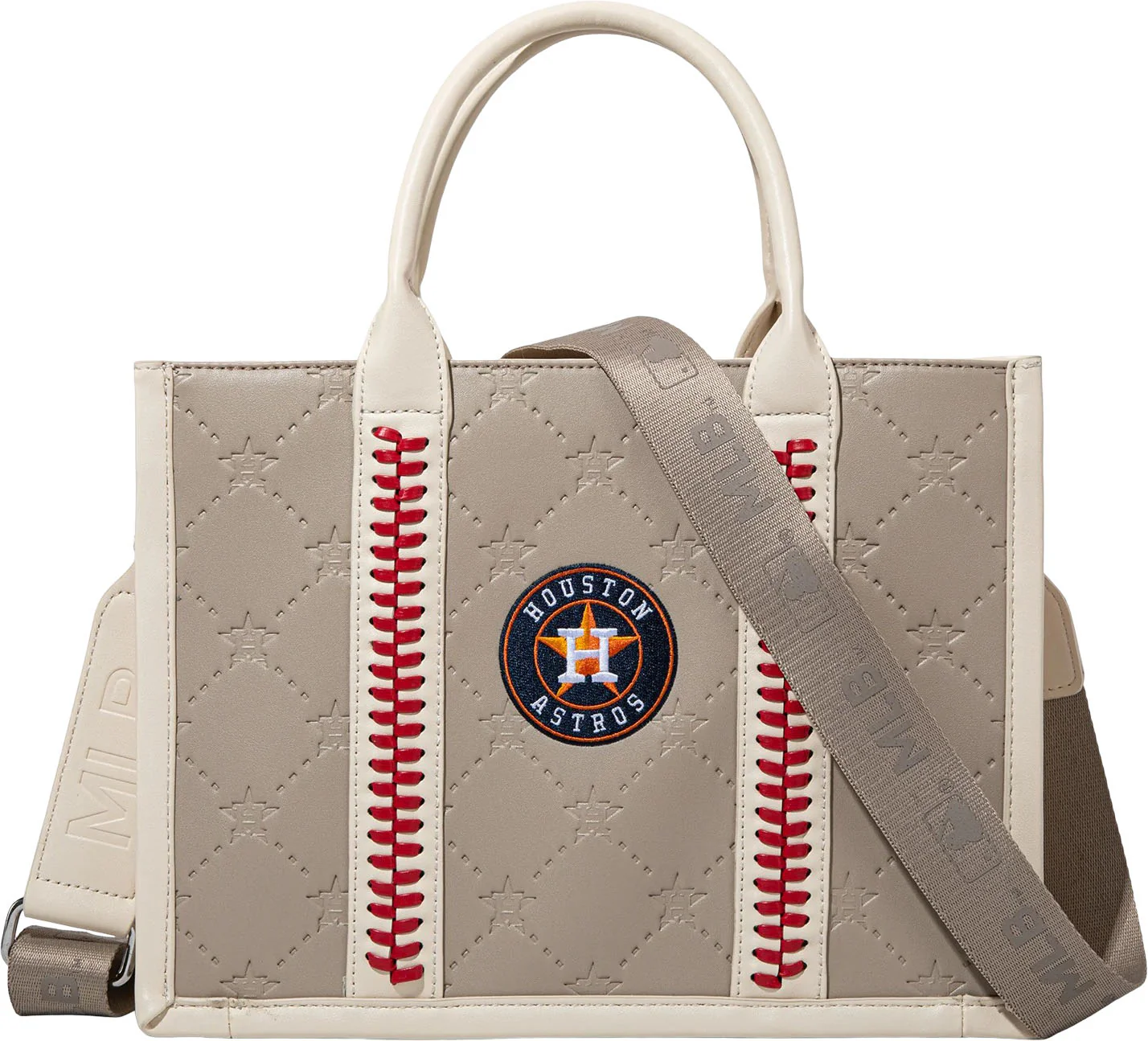 Montana West - Womens Houston Astros Team Whipstitch Tote/Crossbody Bag - Image 7
