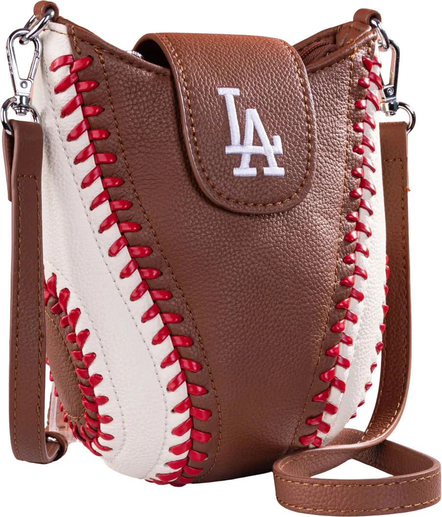 Montana West - Womens Los Angeles Dodgers Team Baseball Stitch Crossbody Bag - Image 10