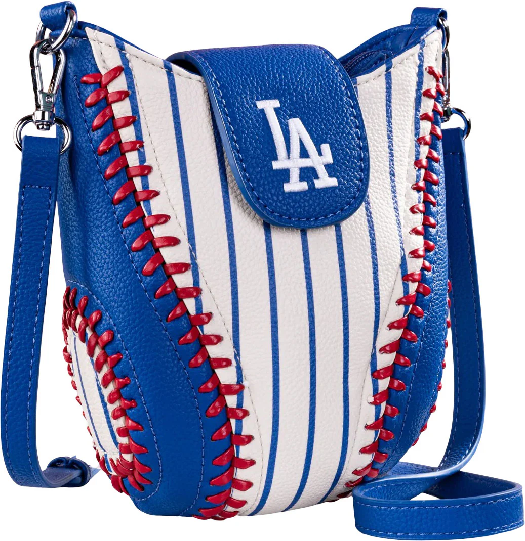 Montana West - Womens Los Angeles Dodgers Team Baseball Stitch Crossbody Bag - Image 12