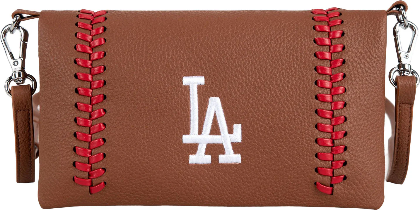 Montana West - Womens Los Angeles Dodgers Team Bi-Fold Clutch/Crossbody Bag - Image 6