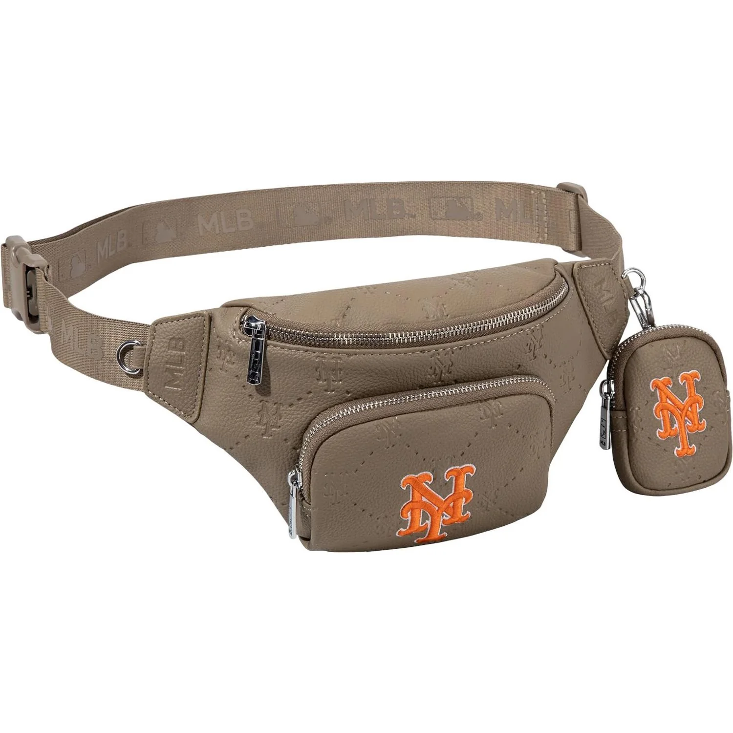 Montana West - Womens New York Mets Team Fanny Pack Belt Sling Bag - Image 3