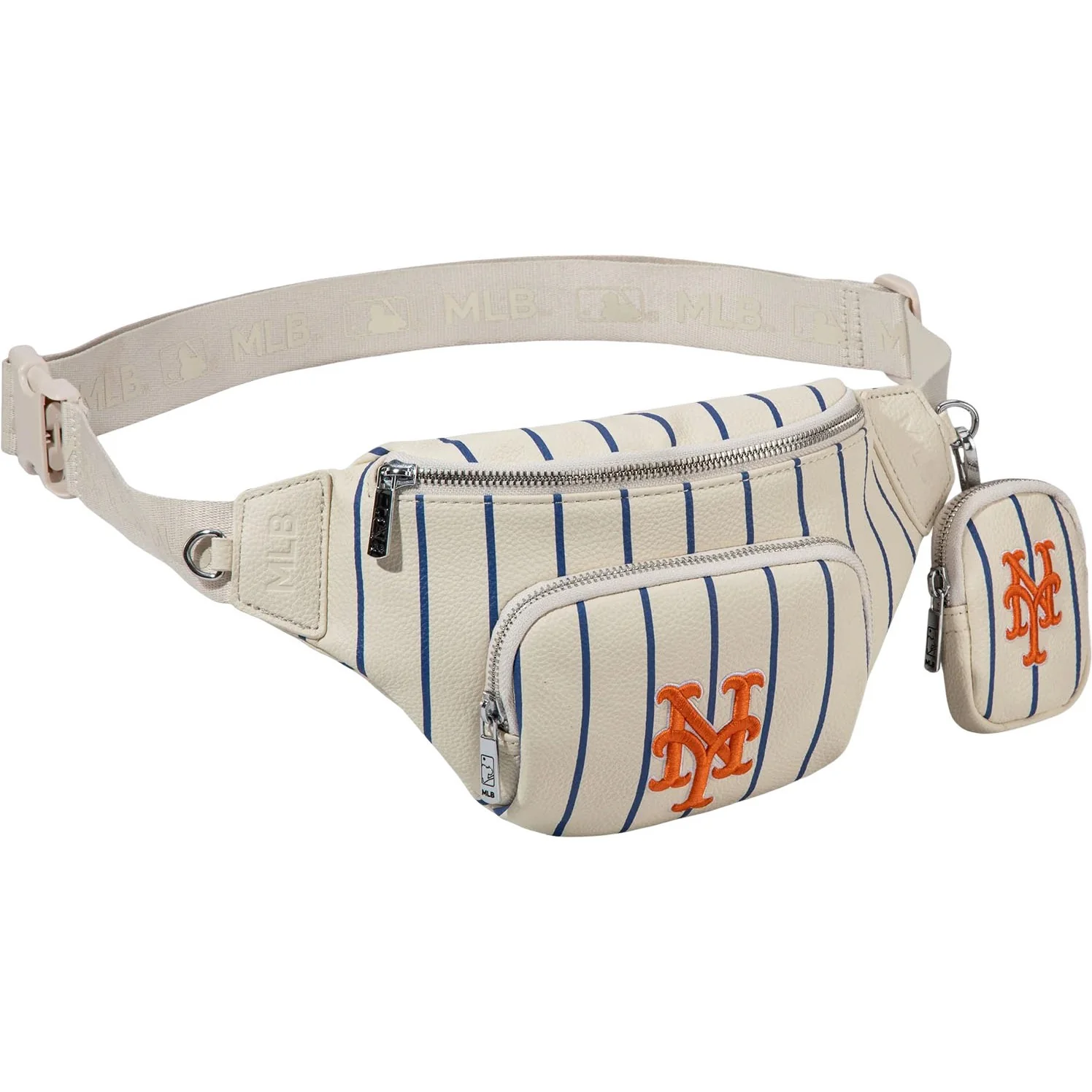 Montana West - Womens New York Mets Team Fanny Pack Belt Sling Bag - Image 5