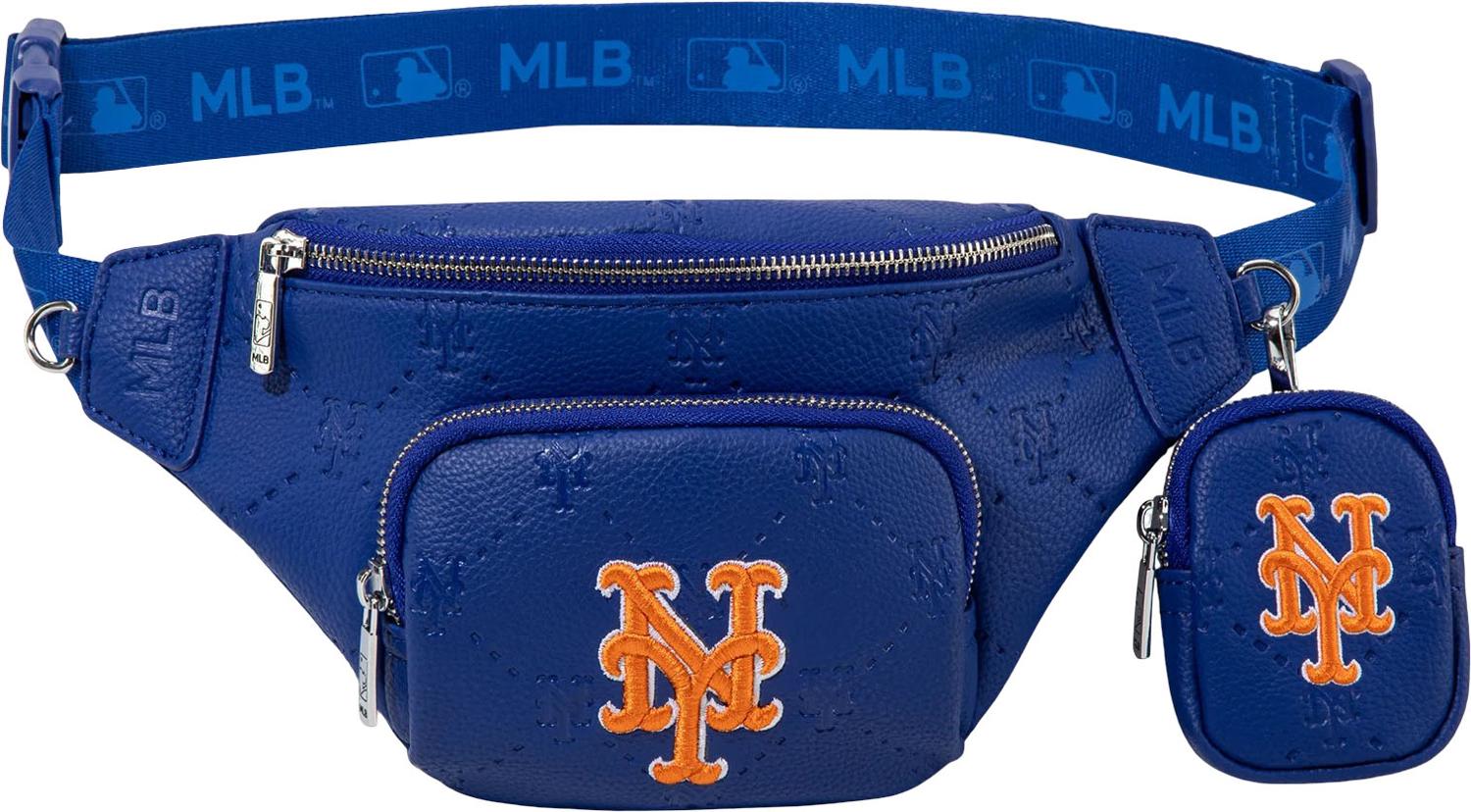 Montana West - Womens New York Mets Team Fanny Pack Belt Sling Bag - Image 7