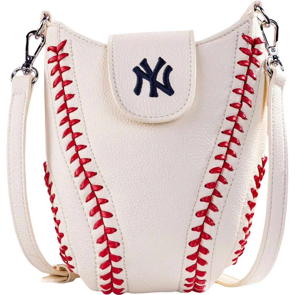 Montana West - Womens New York Yankees Team Baseball Stitch Crossbody Bag